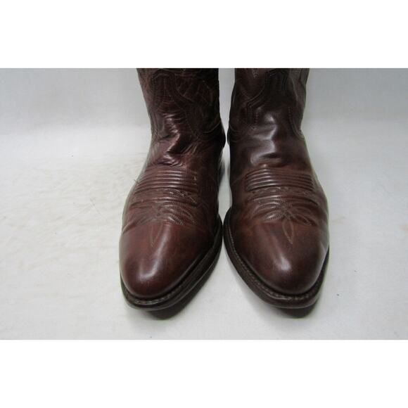 Dan Post Mens Size 10 EW Brown All Leather Western Cowboy Boots main image 6